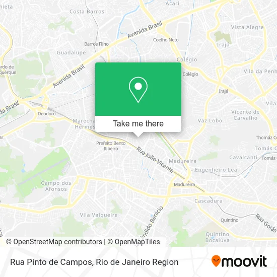 Rua Pinto de Campos map