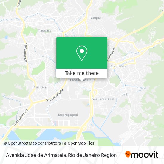 Mapa Avenida José de Arimatéia