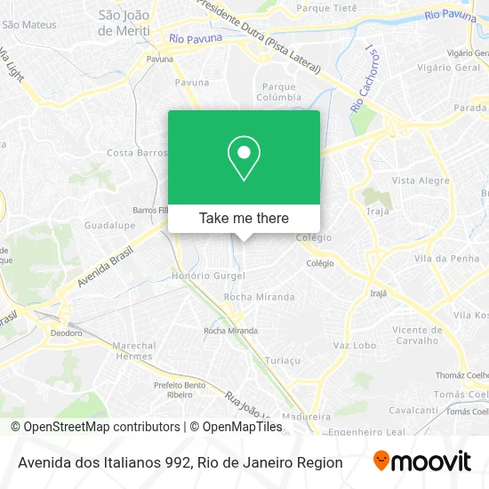 Avenida dos Italianos 992 map