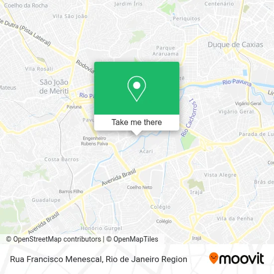 Rua Francisco Menescal map