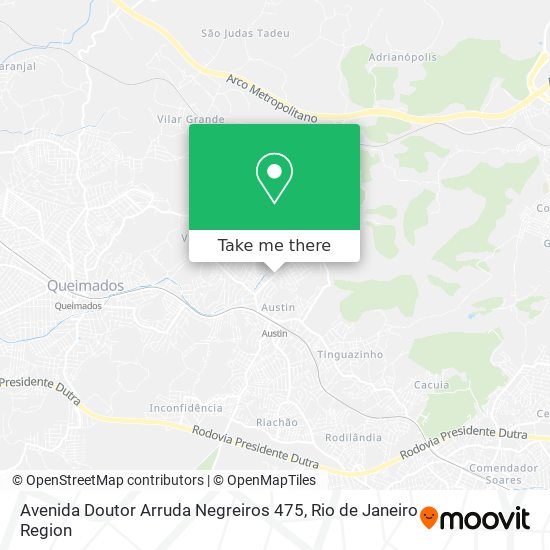 Avenida Doutor Arruda Negreiros 475 map