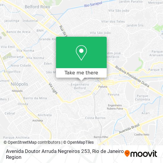 Avenida Doutor Arruda Negreiros 253 map