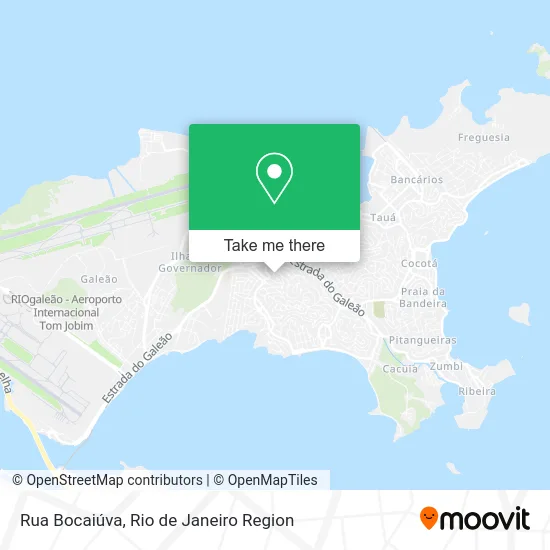 Rua Bocaiúva map
