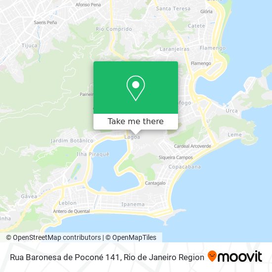 Rua Baronesa de Poconé 141 map