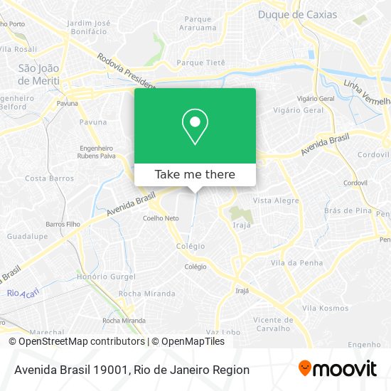 Mapa Avenida Brasil 19001