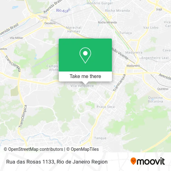 Rua das Rosas 1133 map