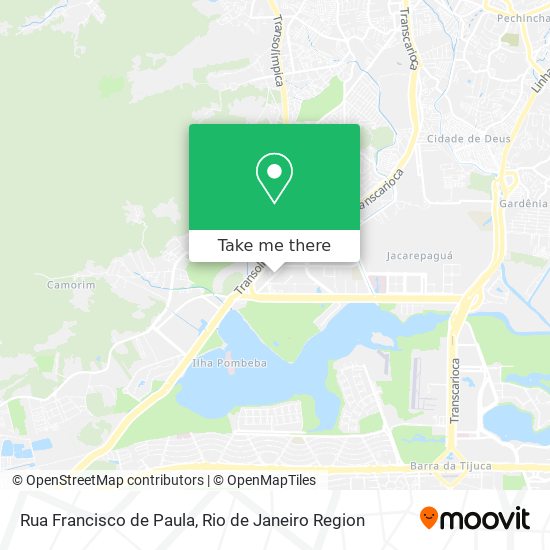 Rua Francisco de Paula map