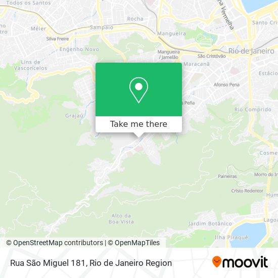 Rua São Miguel 181 map