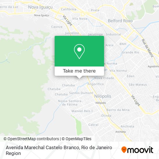 Mapa Avenida Marechal Castelo Branco