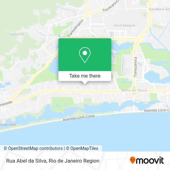 Rua Abel da Silva map