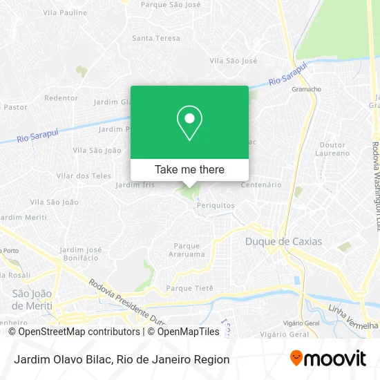 Jardim Olavo Bilac map