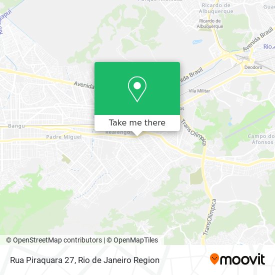 Mapa Rua Piraquara 27