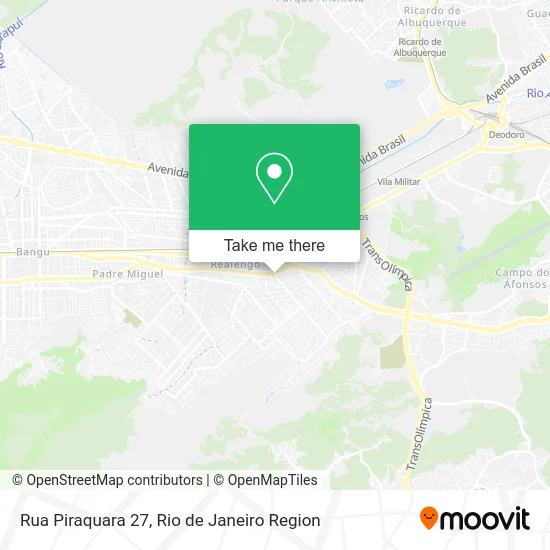 Rua Piraquara 27 map