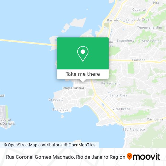 Rua Coronel Gomes Machado map