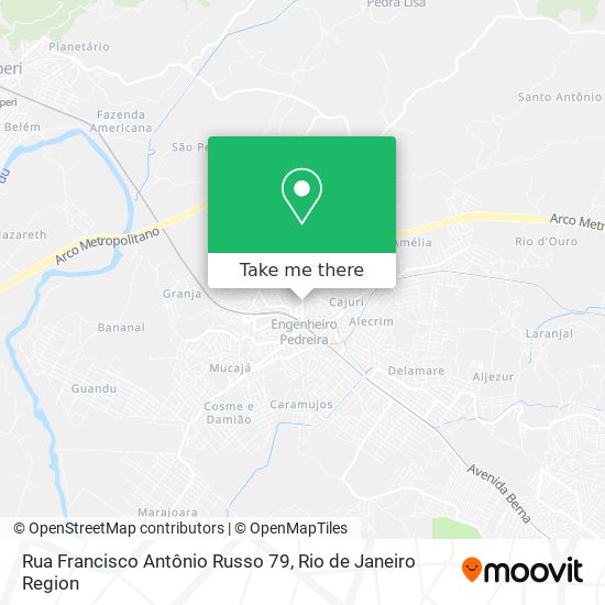 Rua Francisco Antônio Russo 79 map