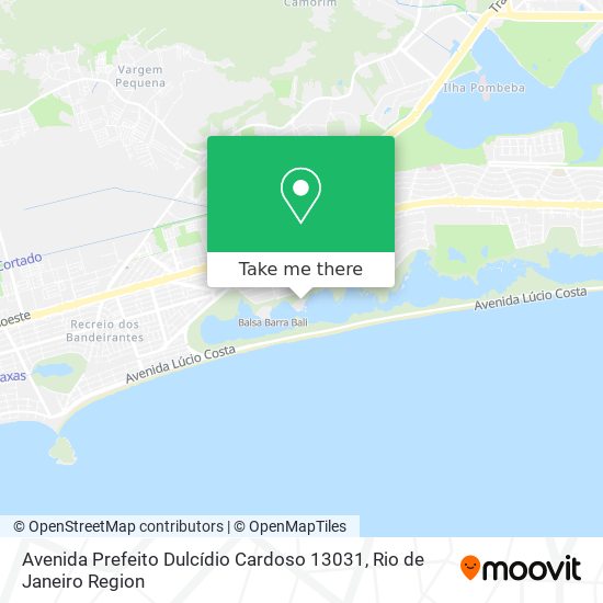 Mapa Avenida Prefeito Dulcídio Cardoso 13031
