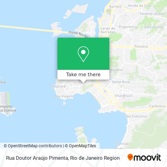 Rua Doutor Araújo Pimenta map