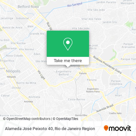 Alameda José Peixoto 40 map