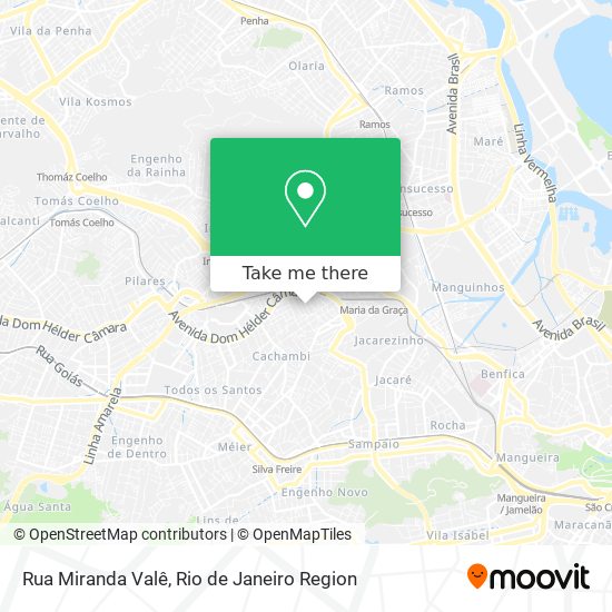 Rua Miranda Valê map