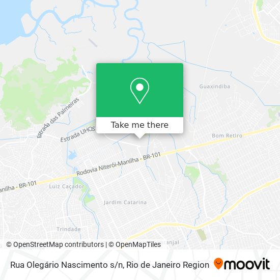 Mapa Rua Olegário Nascimento s/n