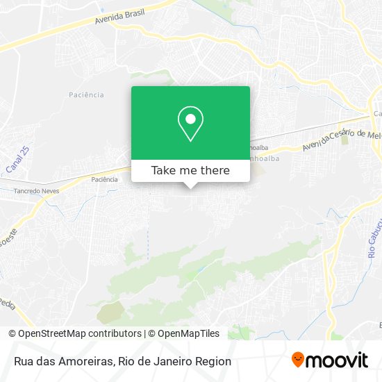 Rua das Amoreiras map