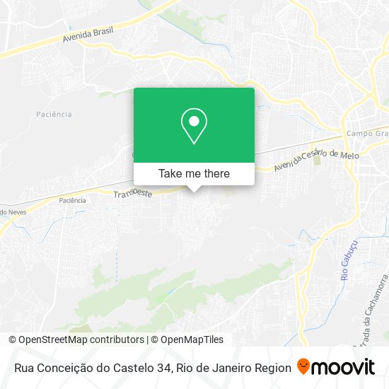 Rua Conceição do Castelo 34 map