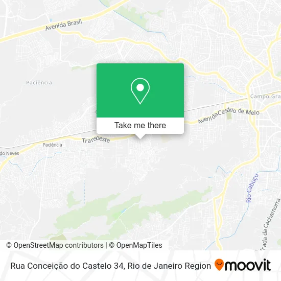 Rua Conceição do Castelo 34 map