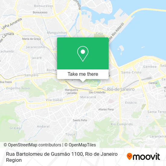 Rua Bartolomeu de Gusmão 1100 map