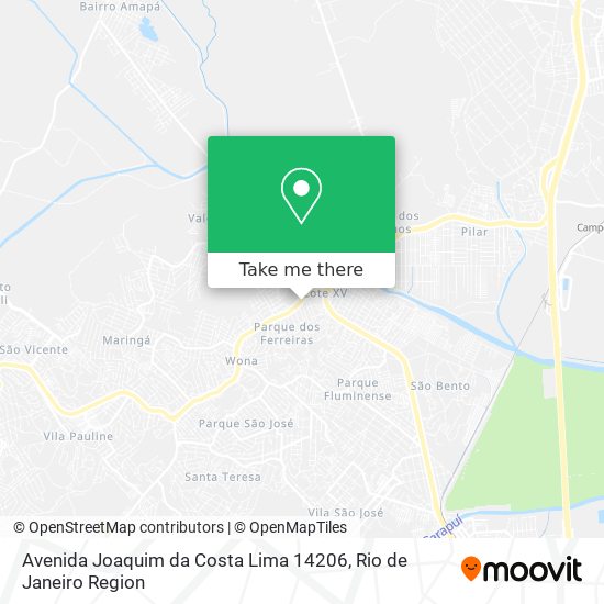 Avenida Joaquim da Costa Lima 14206 map