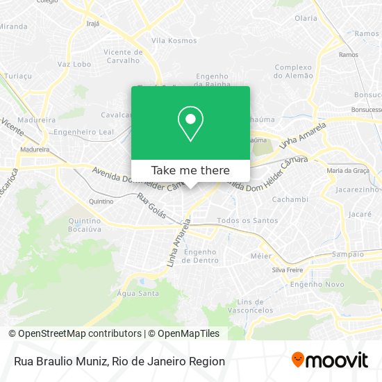 Mapa Rua Braulio Muniz