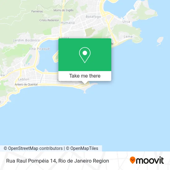 Rua Raul Pompéia 14 map