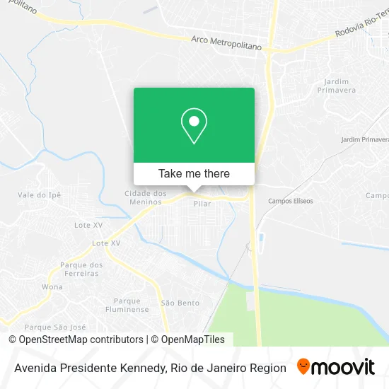 Avenida Presidente Kennedy map