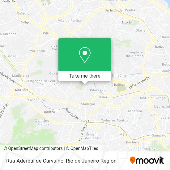 Rua Aderbal de Carvalho map