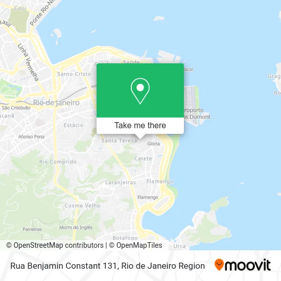 Rua Benjamin Constant 131 map