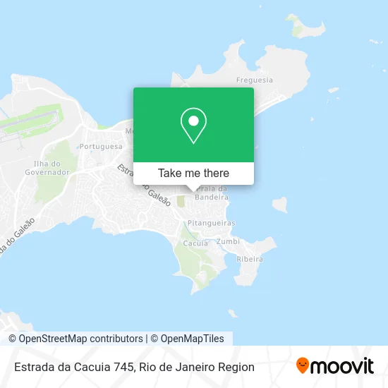Estrada da Cacuia 745 map