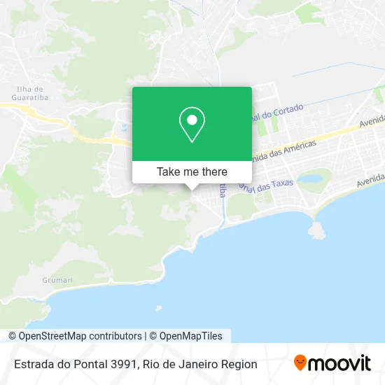 Estrada do Pontal 3991 map