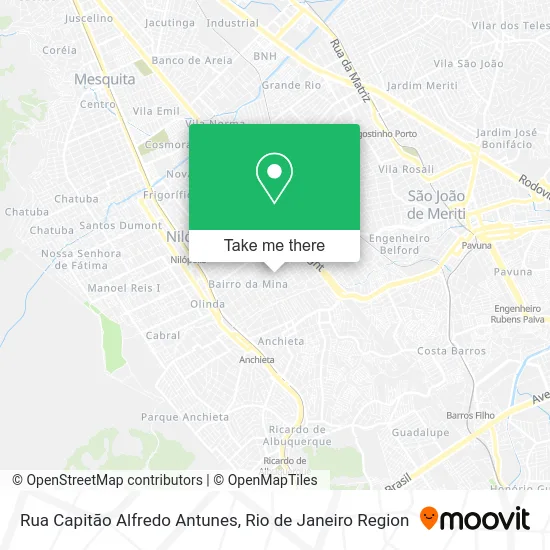 Rua Capitão Alfredo Antunes map