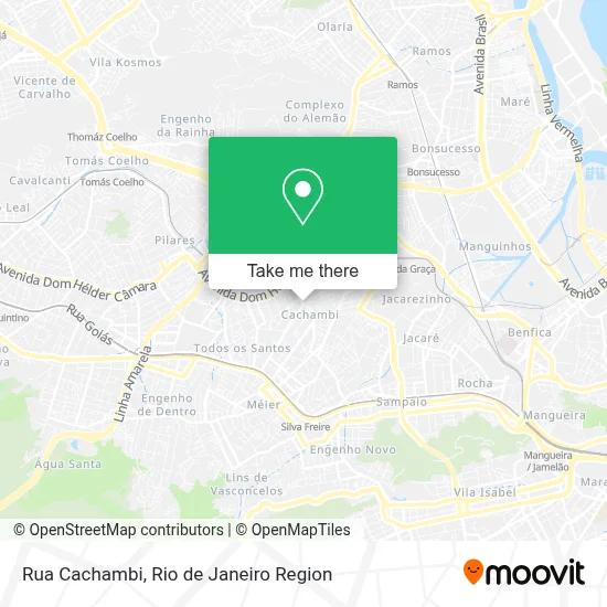Rua Cachambi map