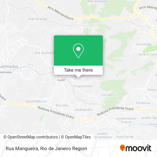 Rua Mangueira map