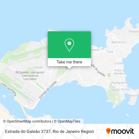 Estrada do Galeão 3737 map