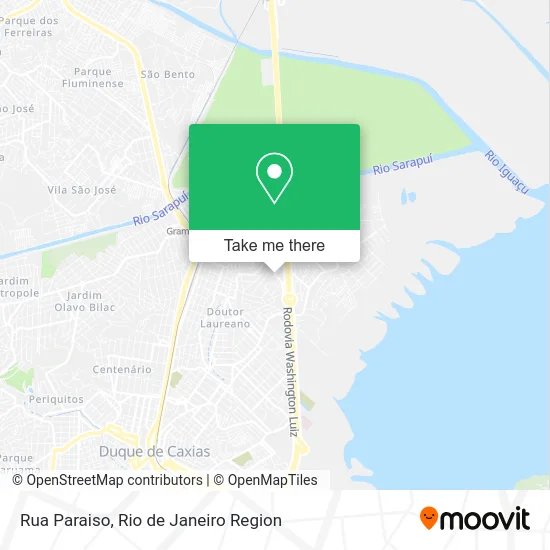 Rua Paraiso map