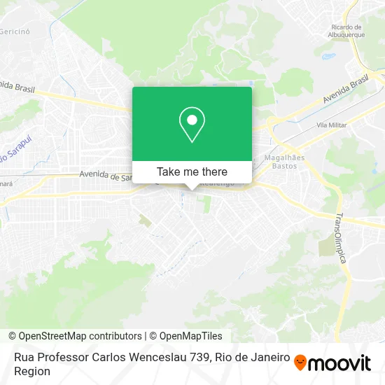 Rua Professor Carlos Wenceslau 739 map