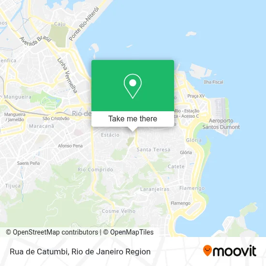 Rua de Catumbi map