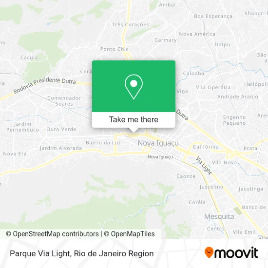 Parque Via Light map