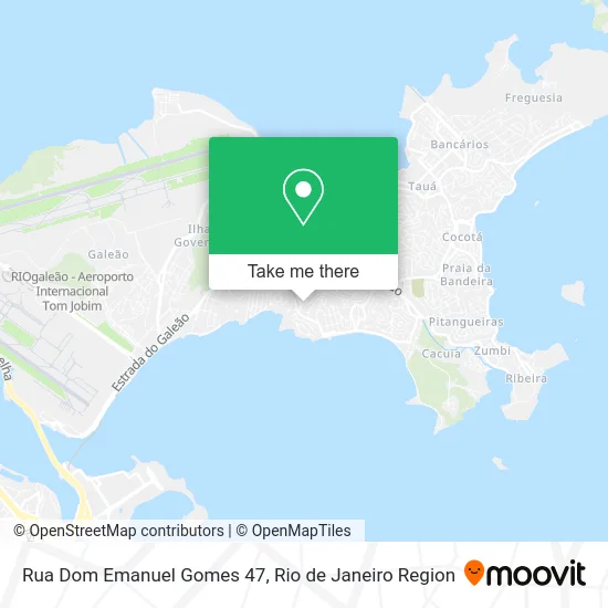 Rua Dom Emanuel Gomes 47 map