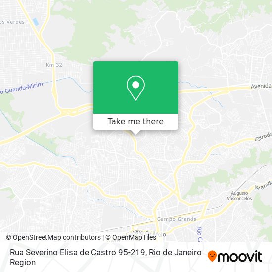 Rua Severino Elisa de Castro 95-219 map