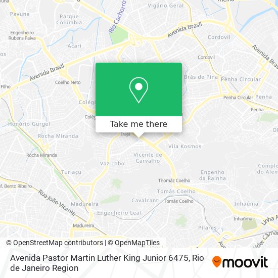 Avenida Pastor Martin Luther King Junior 6475 map