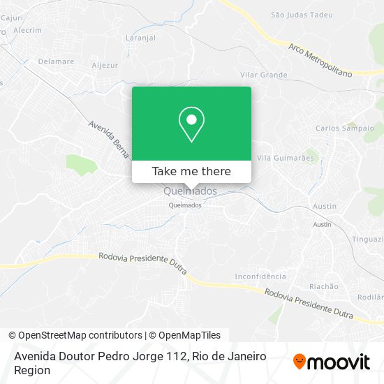 Avenida Doutor Pedro Jorge 112 map