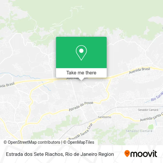 Estrada dos Sete Riachos map