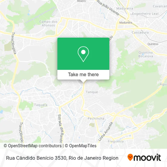 Rua Cândido Benício 3530 map